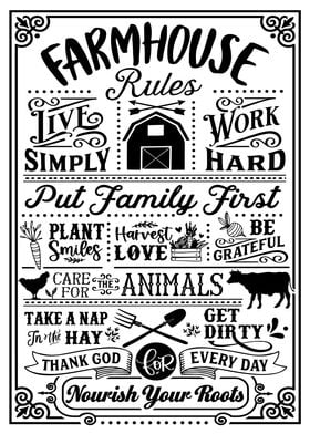 Farmhouse Rules White