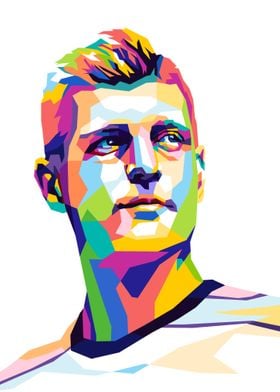 Football Player Pop Art