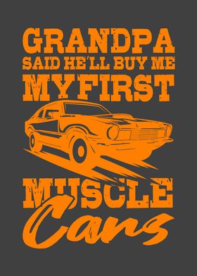 MUSCLE CAR GRANDPA MUSCLE