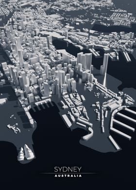 Sydney 3D City Map