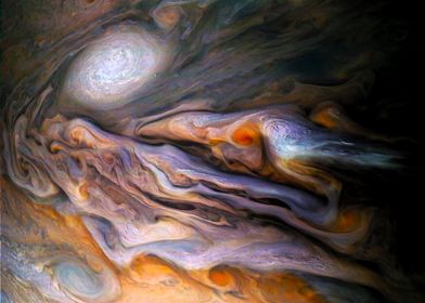 Jupiter Swirling Clouds