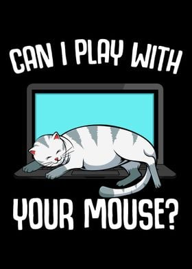 Mouse Cat Laptop Kitten