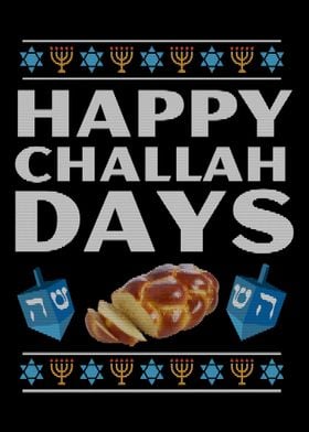 Hanukkah Happy Challah Jew