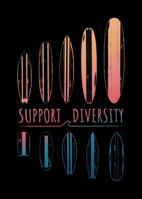 Surfer Support Diversity