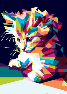 Full color cat