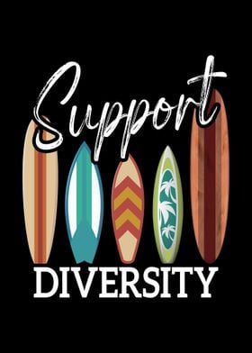 Surfer Support Diversity