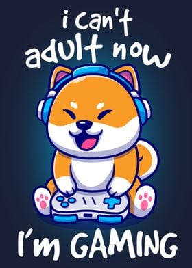 Shiba Gamer cant adult