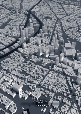 Osaka 3D City Map