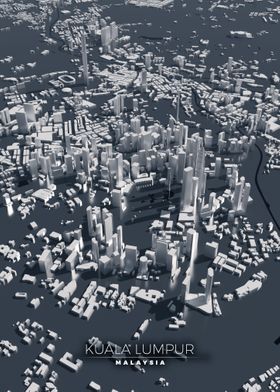 Kuala Lumpur 3D City Map