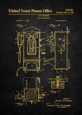 20 Vintage Telephone Pate