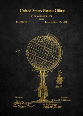 18 World Globe Patent 188