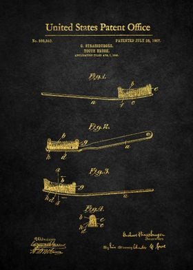 12 Toothbrush Patent 1907