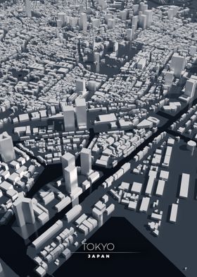 Tokyo 3D City Map