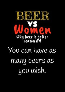 Beer Vs Women Quantity