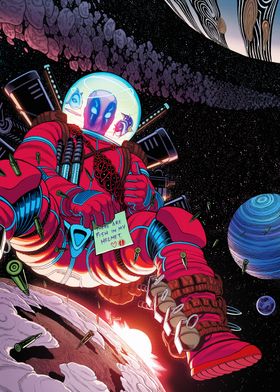 Deadpool Astronaut