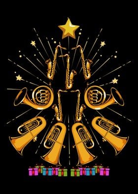 Christmas Tuba Tree Music