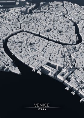 Venice 3D City Map