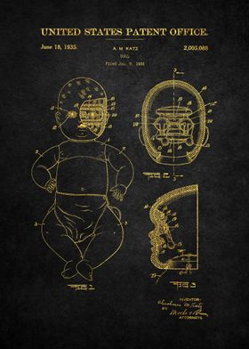 34 Doll Patent Poster 193