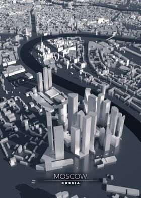 Moscow 3D City Map