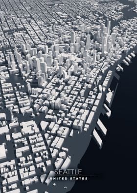 Seattle 3D City Map