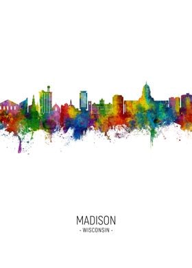 Madison Skyline Wisconsin