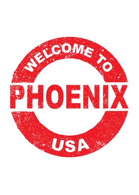 Welcome To Phoenix Stamp