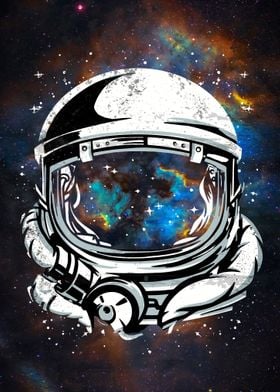 Astronaut Galaxy Helmet