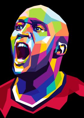 Football Player Pop Art