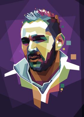 Footballer in WPAP