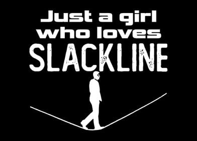 Slackline Girl Slacklining