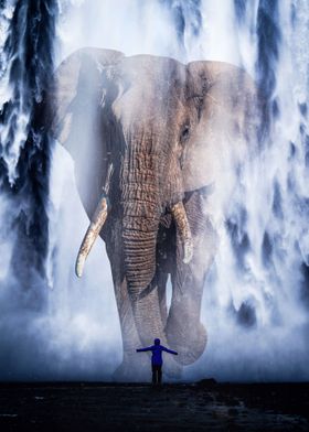 Giant Elephant Waterfall