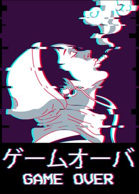 Edgy Anime Boy Vaporwave-preview-1