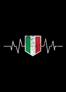 Italian Italy Heart Line L