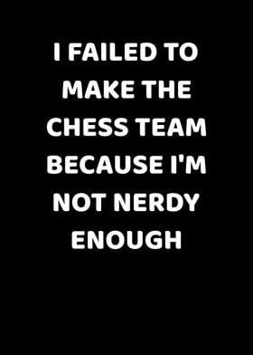 Chess Team Not Nerdy