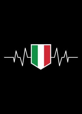 Italian Italy Heart Line L