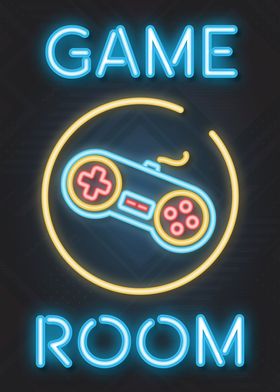 Video Game Room Neon Sign