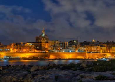 Valletta City by Night