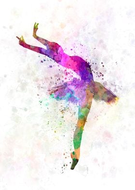 Classical dance dancer' Poster by Cristina Romero | Displate