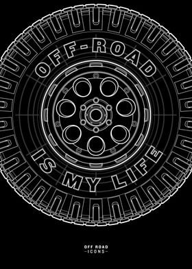 Off Road Is My Life black