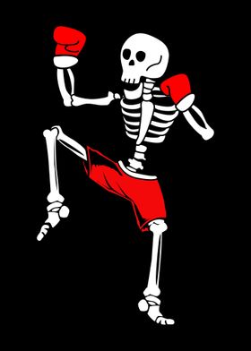 Muay Thai Skeleton
