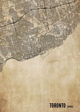 Toronto Canada City Map