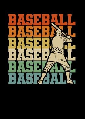 Baseball Player Retro