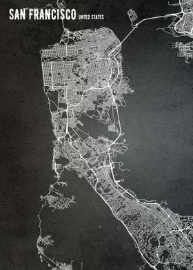 SAN FRANCISCO USA CITY MAP