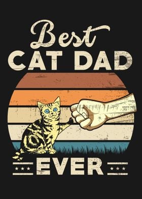 Best Cat Dad Ever Cats