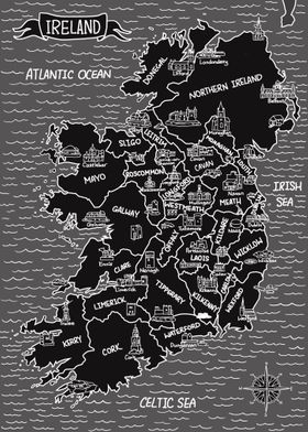 Dark Map of Ireland