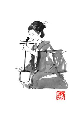 playing geisha