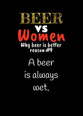 Better Beer Vs Women Wet