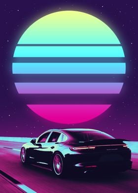 RACE WITH SYNTHWAVE