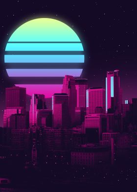 NIGHT AT SYNTHWAVE