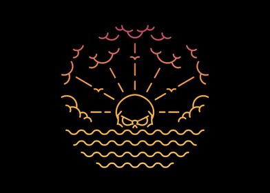 Sunset Skull